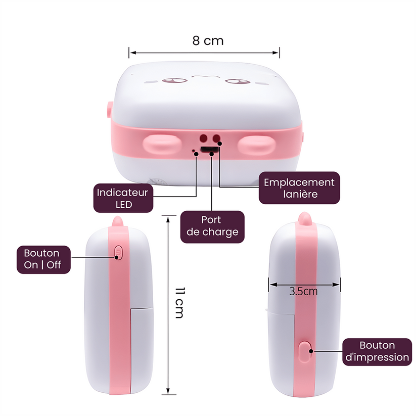 Mini-Imprimante Portable Bluetooth